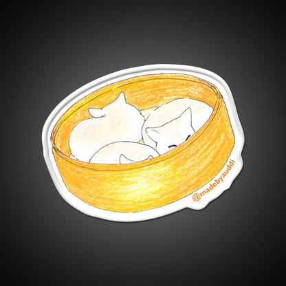 Meow Bao Cat Led Neon Sign Chinese Food Rgb Color