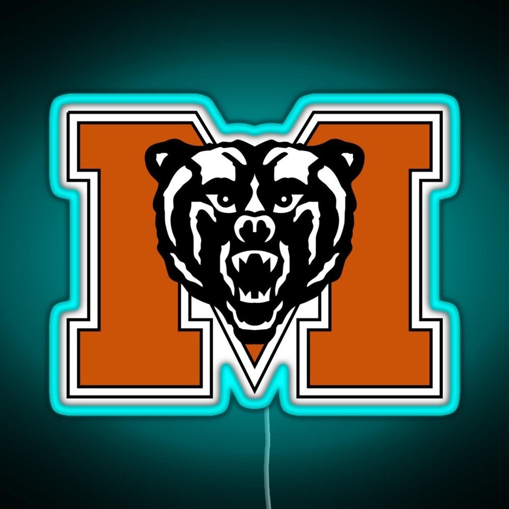 Mercer University Logo Rgb Led Neon Sign Pop Wall Art - Shineneon