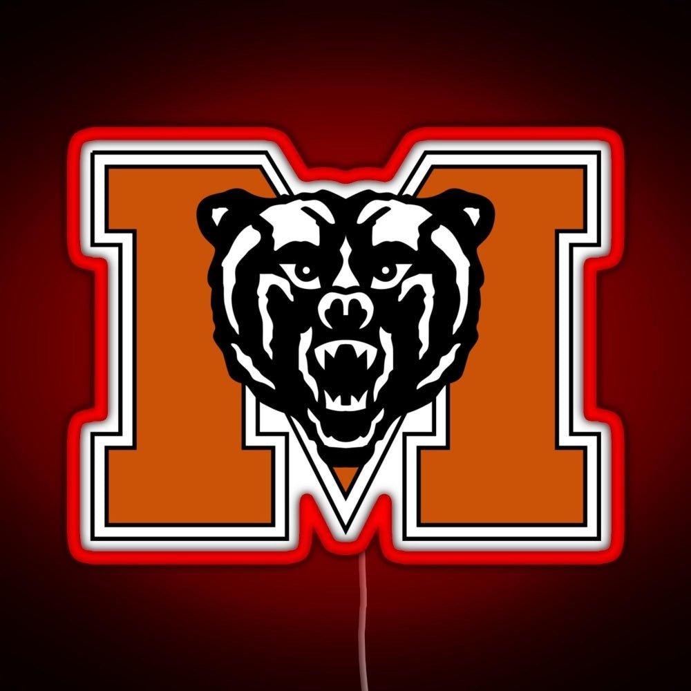 Mercer University Logo Rgb Led Neon Sign Pop Wall Art - Shineneon