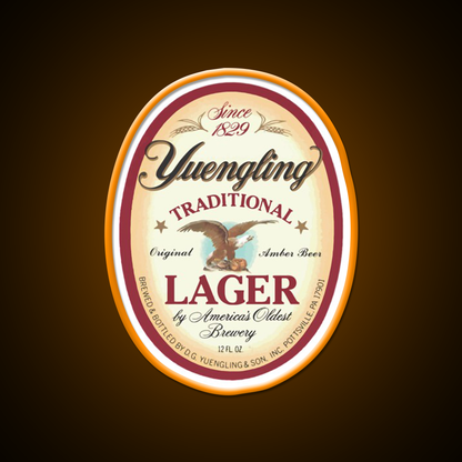 Merchandise Yuengling Lager Beer Bar Decor Led Neon Sign Rgb Color