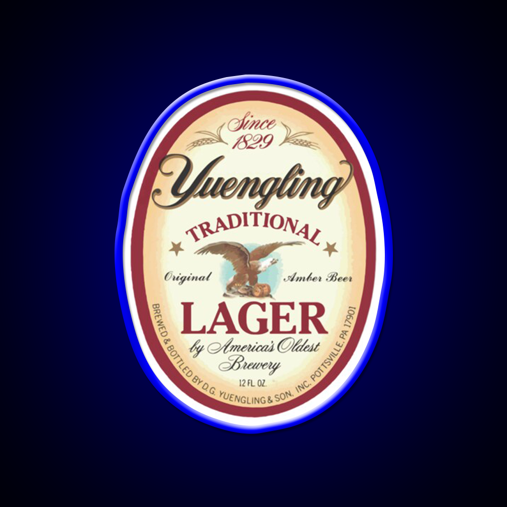 Merchandise Yuengling Lager Beer Bar Decor Led Neon Sign Wall Art Rgb Color - LED neon sign view 5