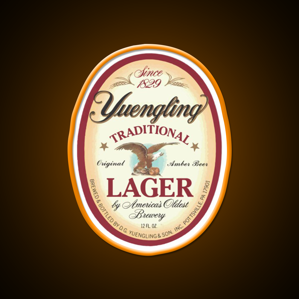 Merchandise Yuengling Lager Beer Bar Decor Led Neon Sign Wall Art Rgb Color - LED neon sign view 6
