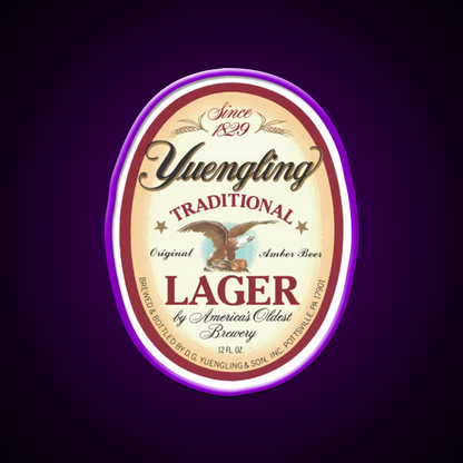 Merchandise Yuengling Lager Beer Bar Decor Led Neon Sign Wall Art Rgb Color - LED neon sign view 9