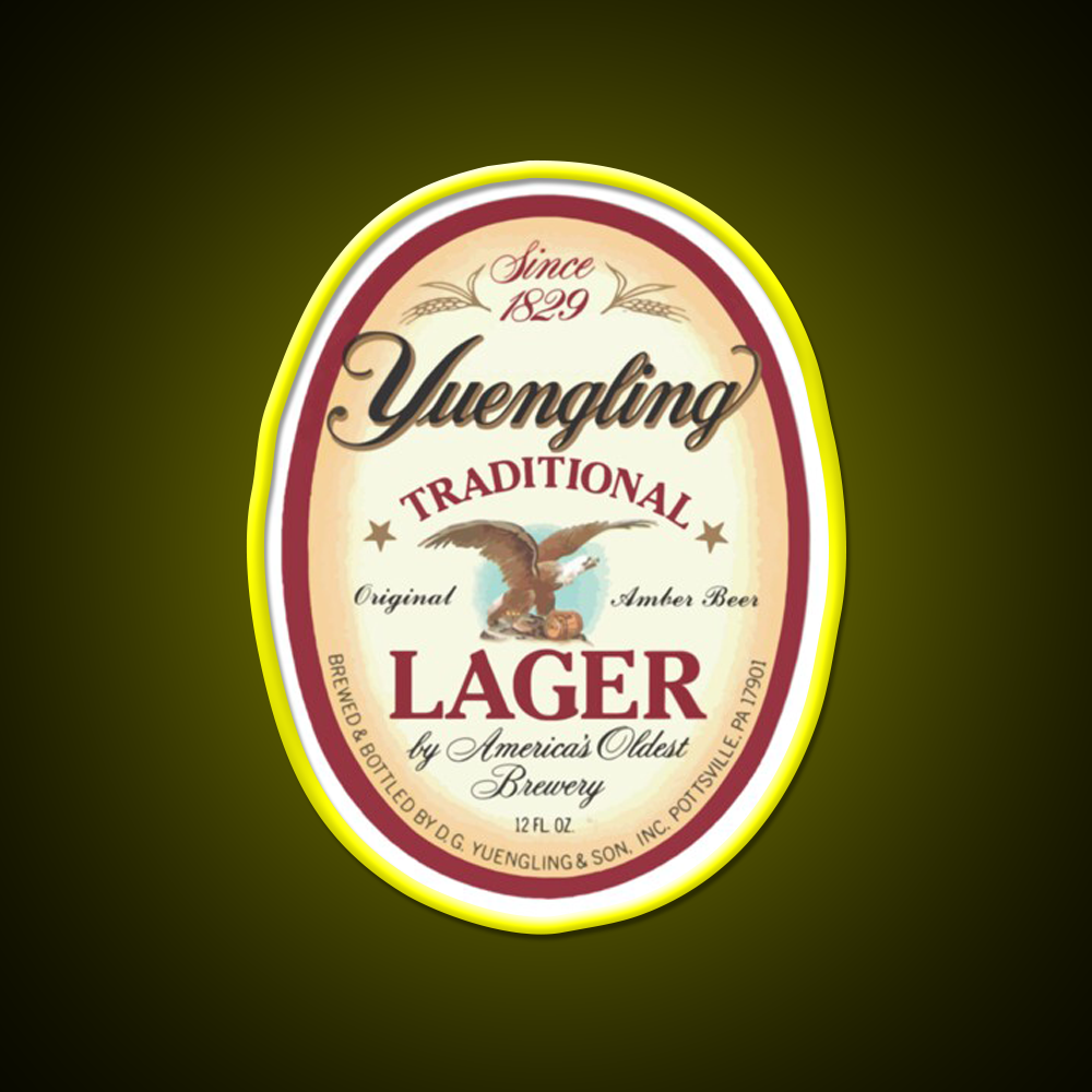 Merchandise Yuengling Lager Beer Bar Decor Led Neon Sign Wall Art Rgb Color - LED neon sign view 7