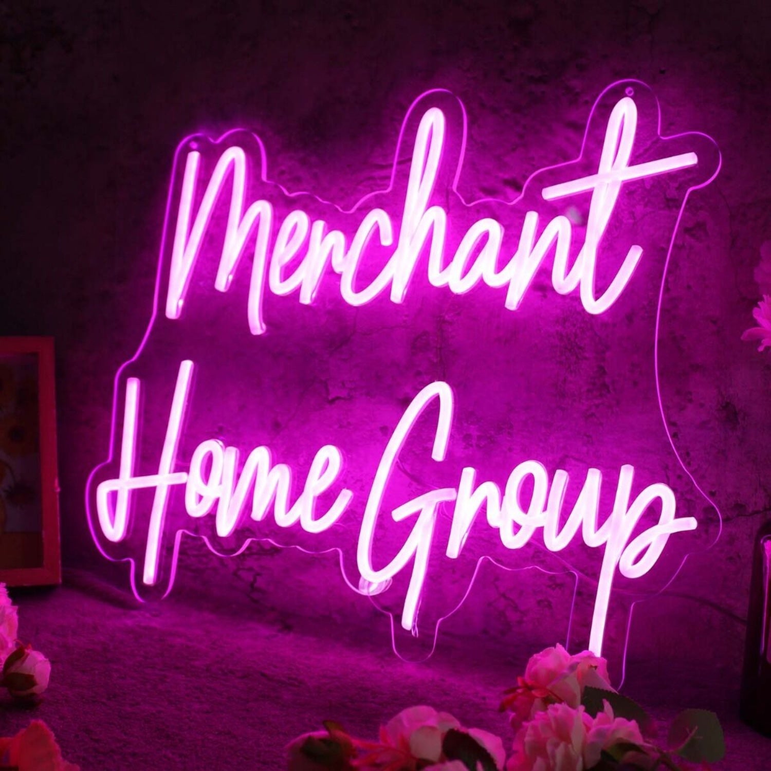 Merchant Home Group Purple Led Neon Sign - Shineneon
