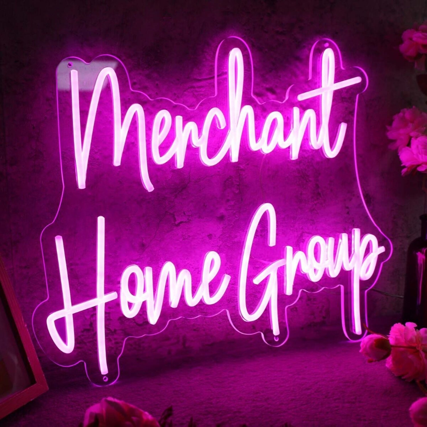 Merchant Home Group Purple Led Neon Sign - Shineneon