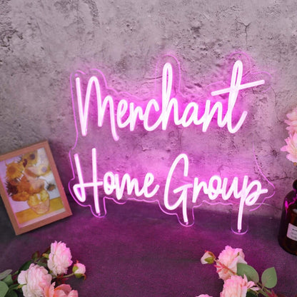 Merchant Home Group Purple Led Neon Sign - Shineneon