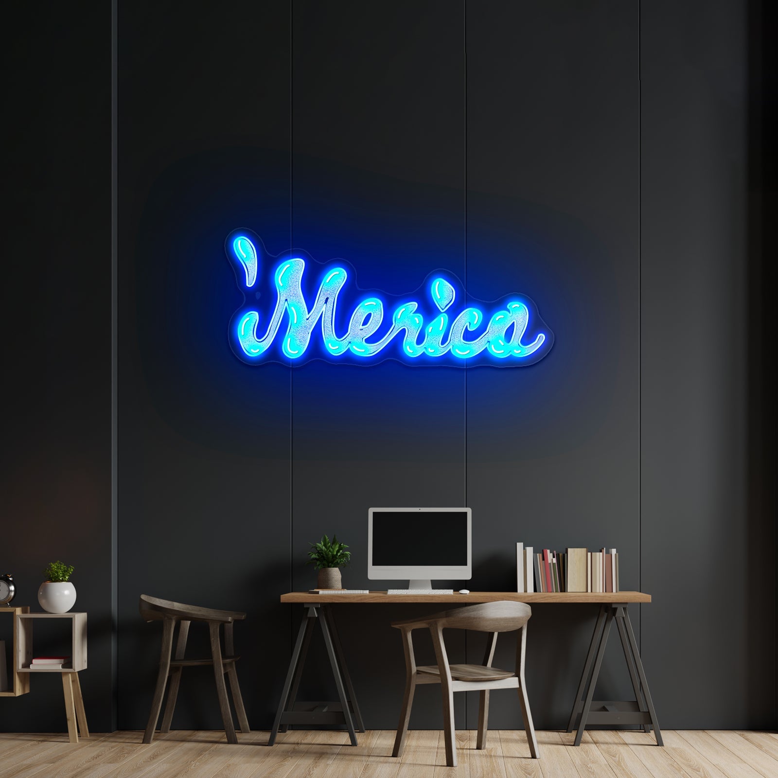 Merica Artwork Neon Sign Wall Art - Shineneon