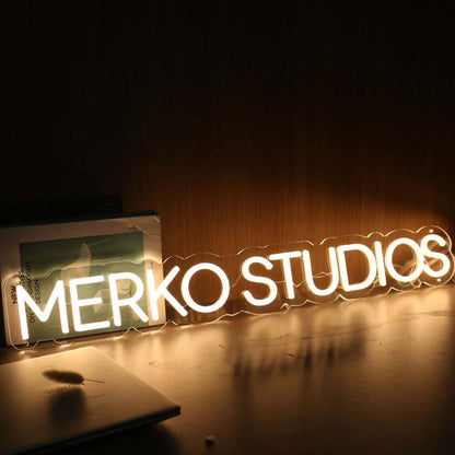 Merko Studios Yellow Led Neon Sign - Shineneon