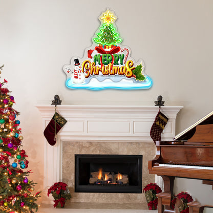 Merry Christmas Acrylic Led Neon Sign | Shineneon
