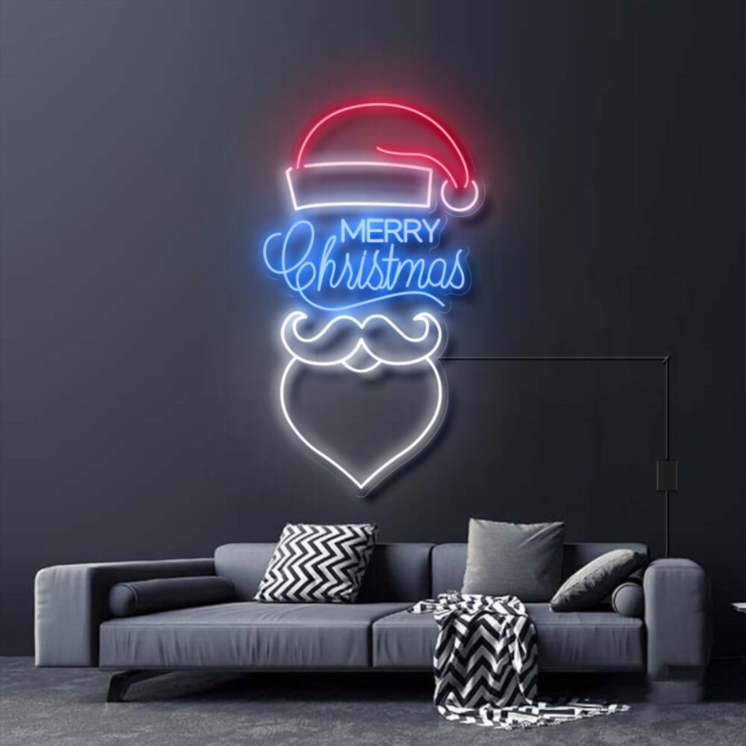 Merry Christmas Inside Santa Neon Sign | Shineneon