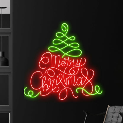 Merry Christmas Led Neon Sign Christmas Decor | Shineneon