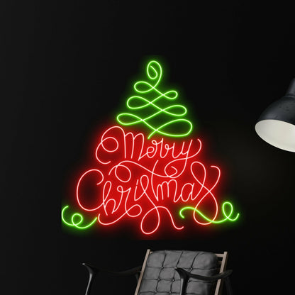 Merry Christmas Led Neon Sign Christmas Decor | Shineneon