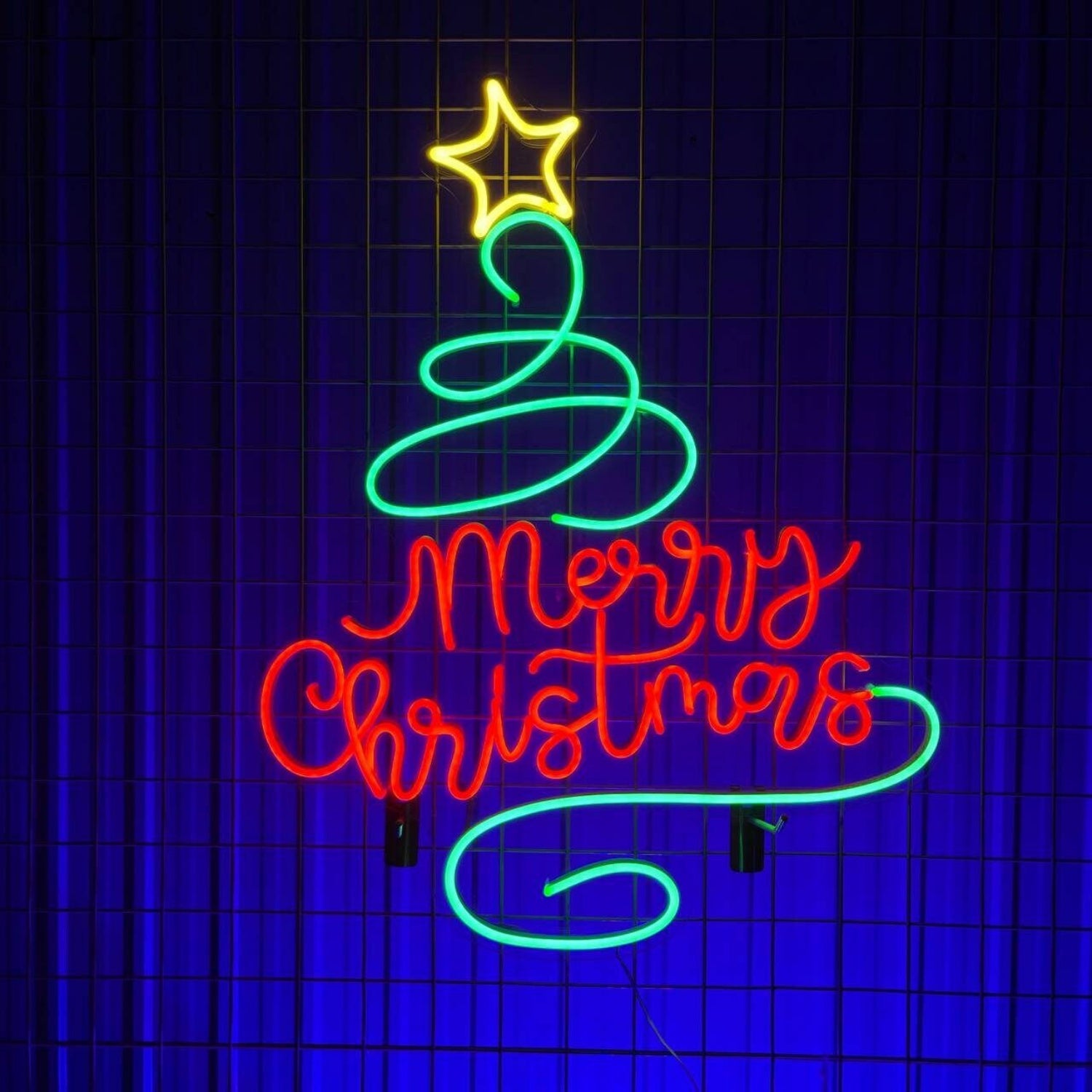 Merry Christmas Led Neon Sign Christmas Tree Neon Light | Shineneon