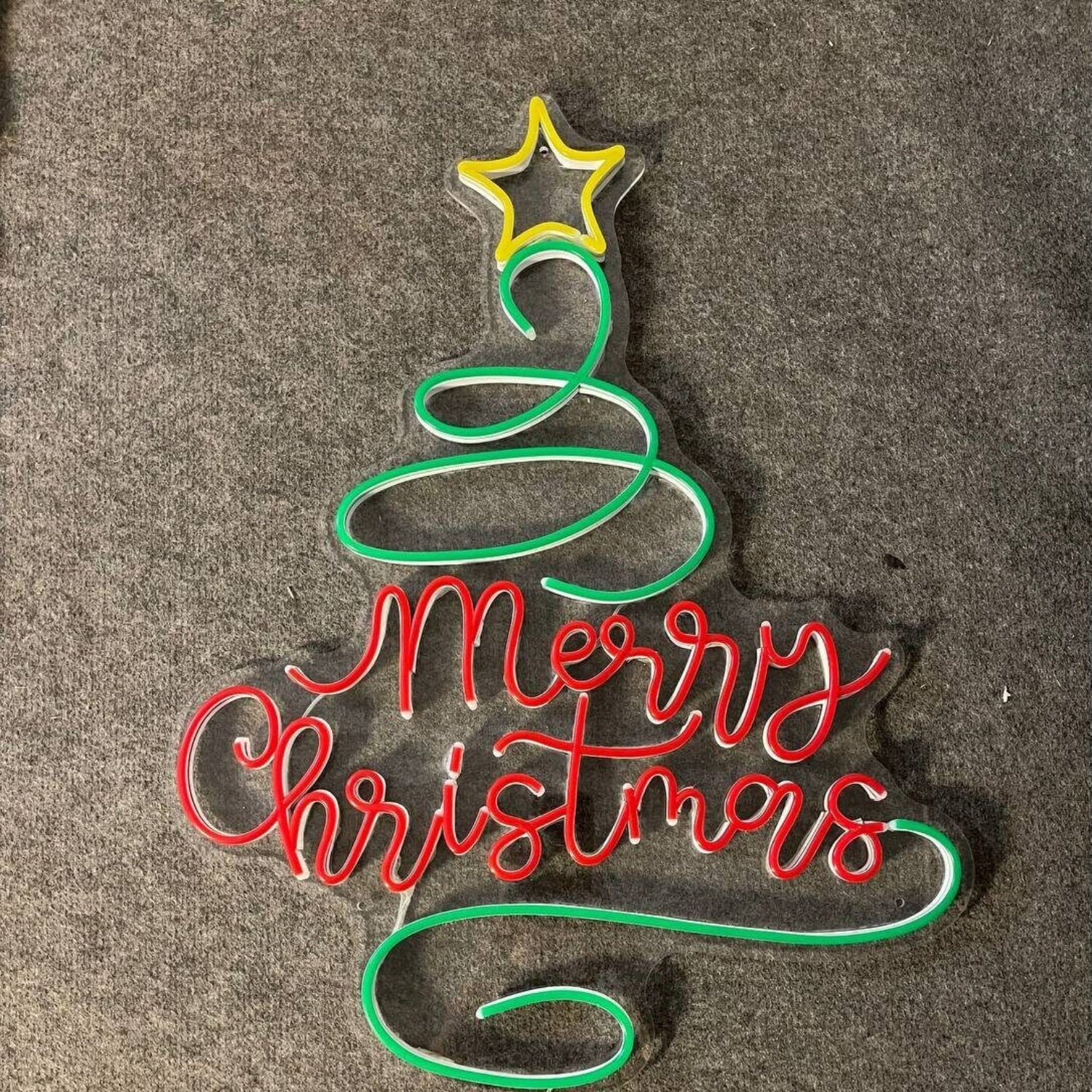 Merry Christmas Led Neon Sign Christmas Tree Neon Light | Shineneon