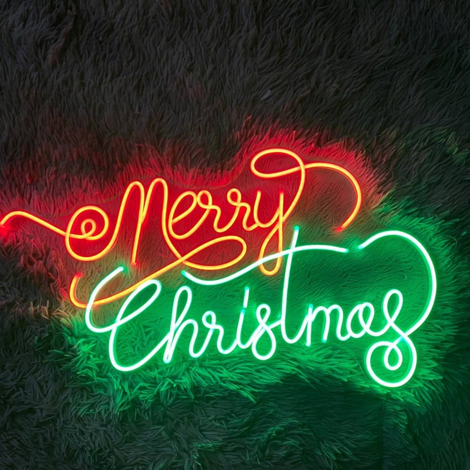 Merry Christmas Led Neon Sign Christmas Tree Neon Light Decor | Shineneon