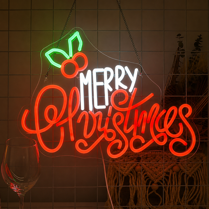 Merry Christmas LED Neon Sign Wall Neon Sign - 01 Original Product Image
