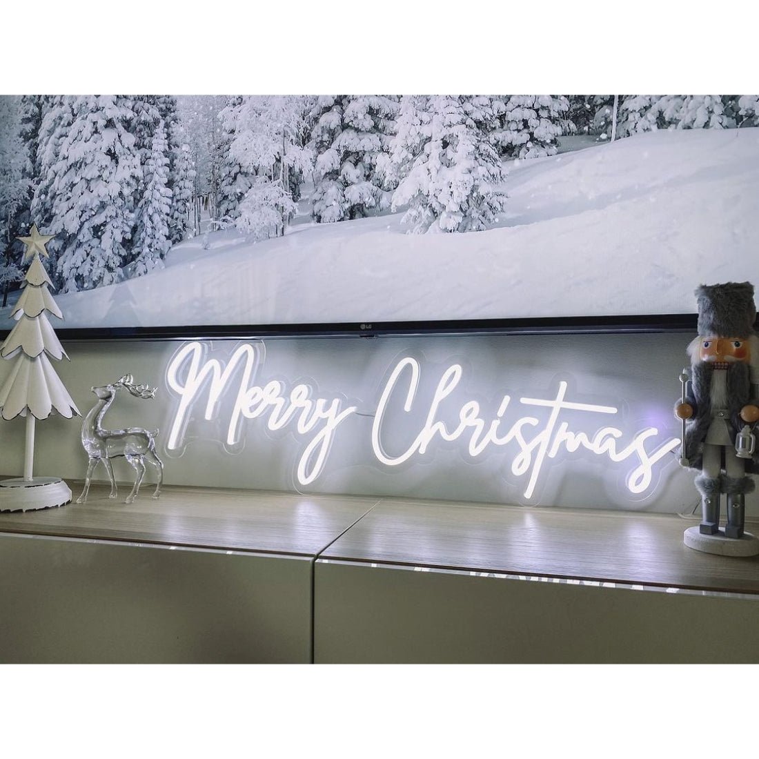 Merry Christmas Led Sign Business Neon Signs Wall Art - Shineneon