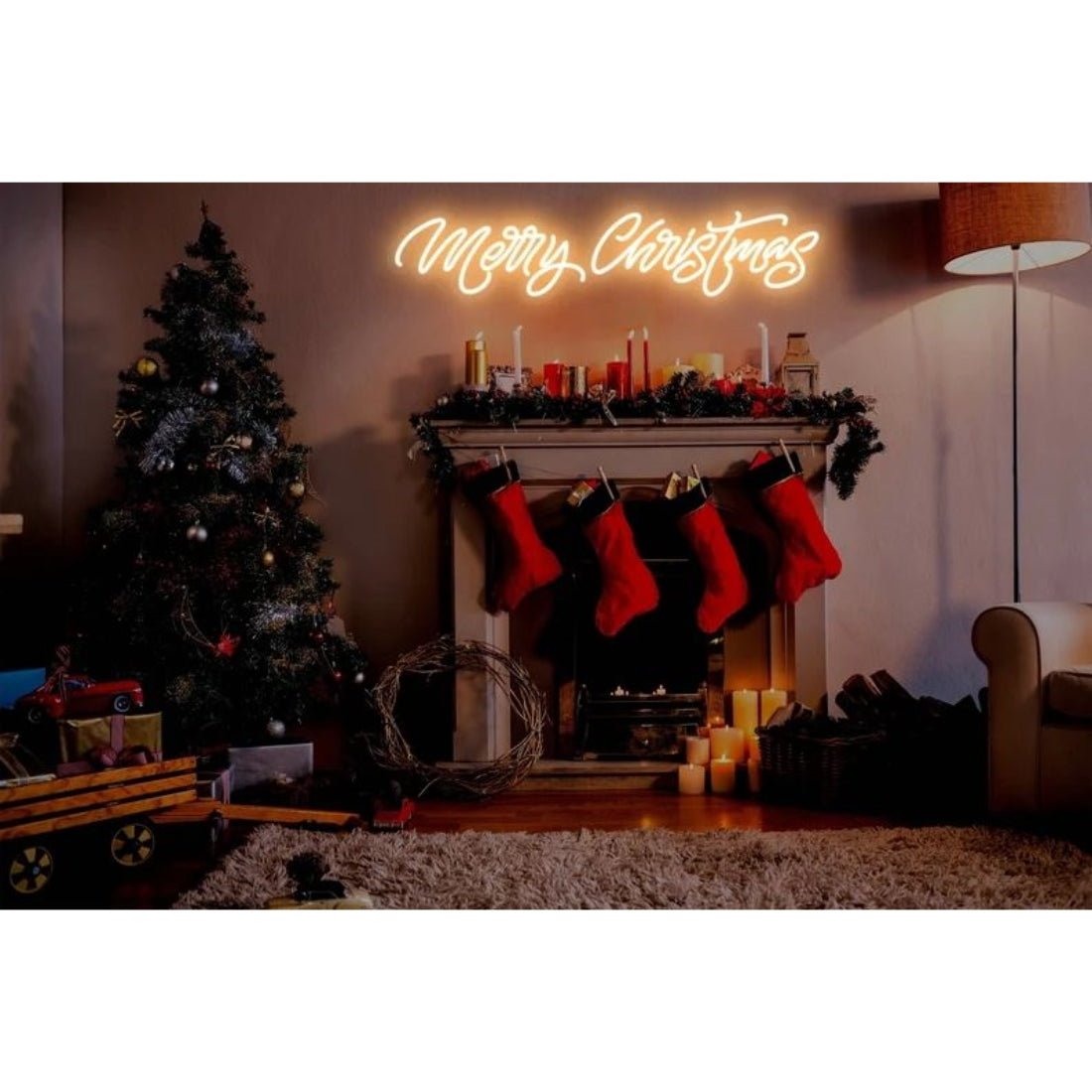 Merry Christmas Led Sign Business Neon Signs Wall Decor - Shineneon