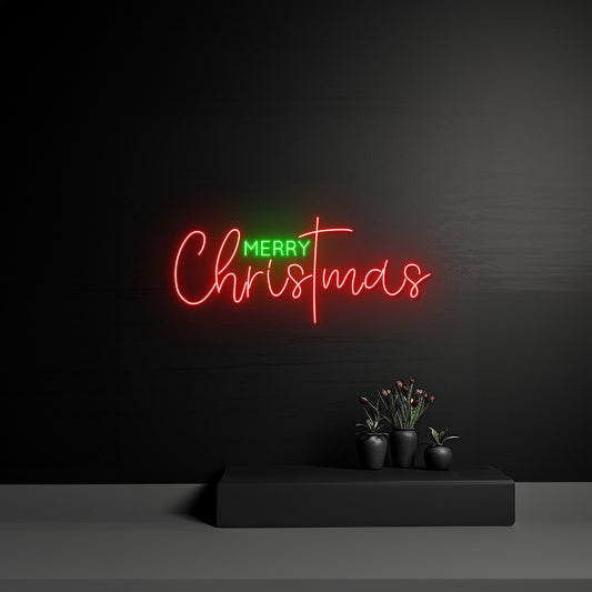 Merry Christmas Neon Sign Christmas Led Sign New Year Room Decor