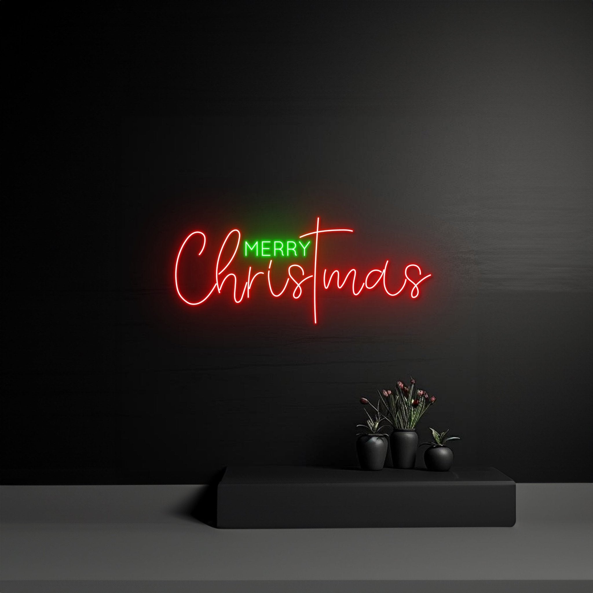 Merry Christmas Neon Sign Christmas Led Sign New Year Room Decor - Shineneon
