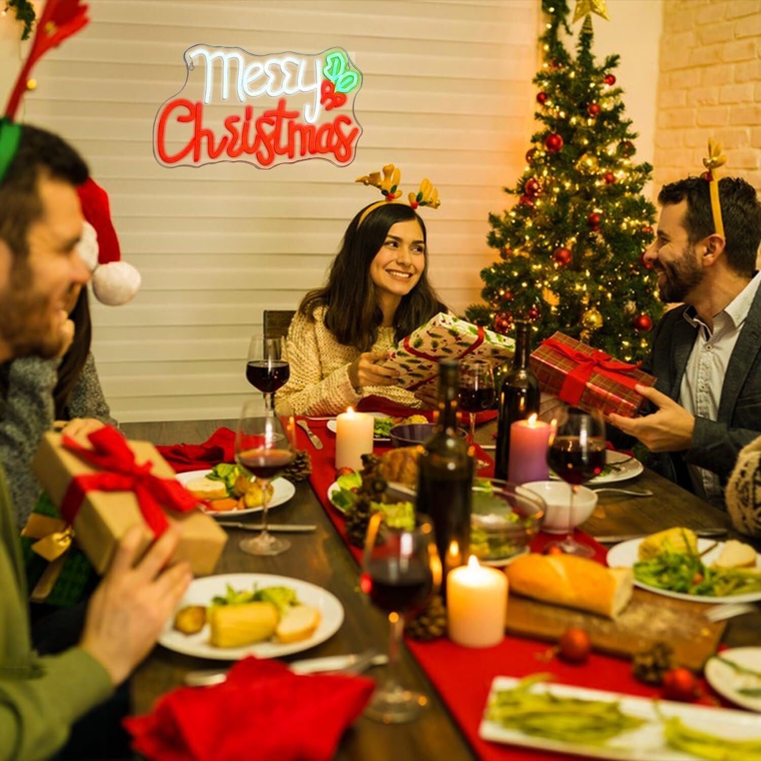 Merry Christmas Neon Sign Festive Decor | Shineneon