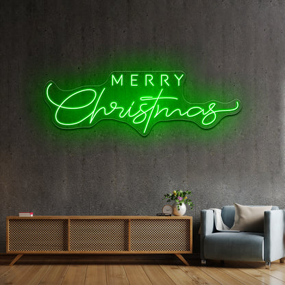 Merry Christmas Neon Sign