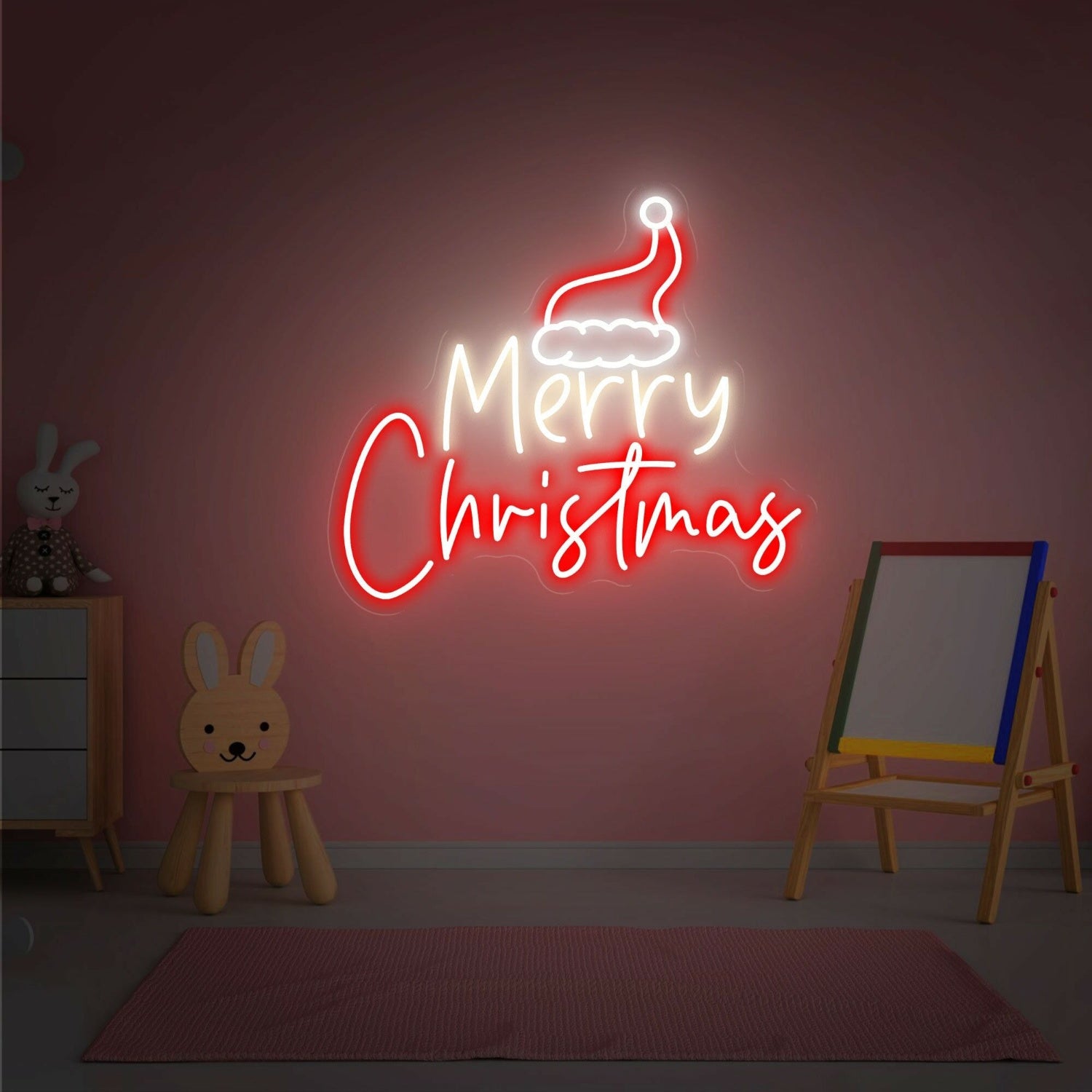 Merry Christmas Neon Sign Led Sign For Enchanting Home Office | Shineneon