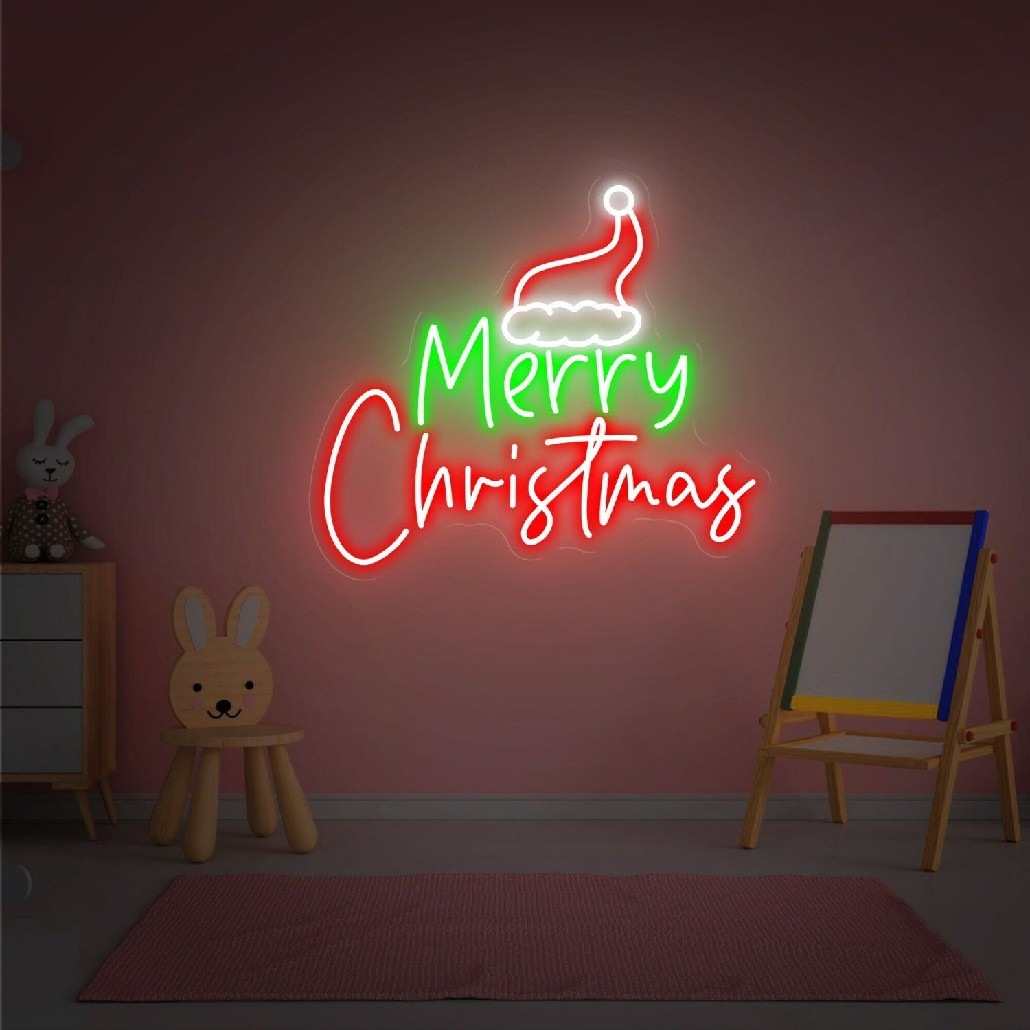 Merry Christmas Neon Sign Led Sign For Enchanting Home Office | Shineneon