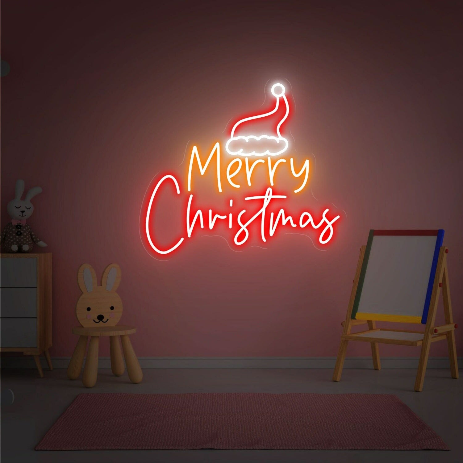Merry Christmas Neon Sign Led Sign For Enchanting Home Office | Shineneon
