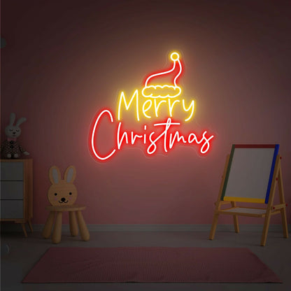 Merry Christmas Neon Sign Led Sign For Enchanting Home Office | Shineneon
