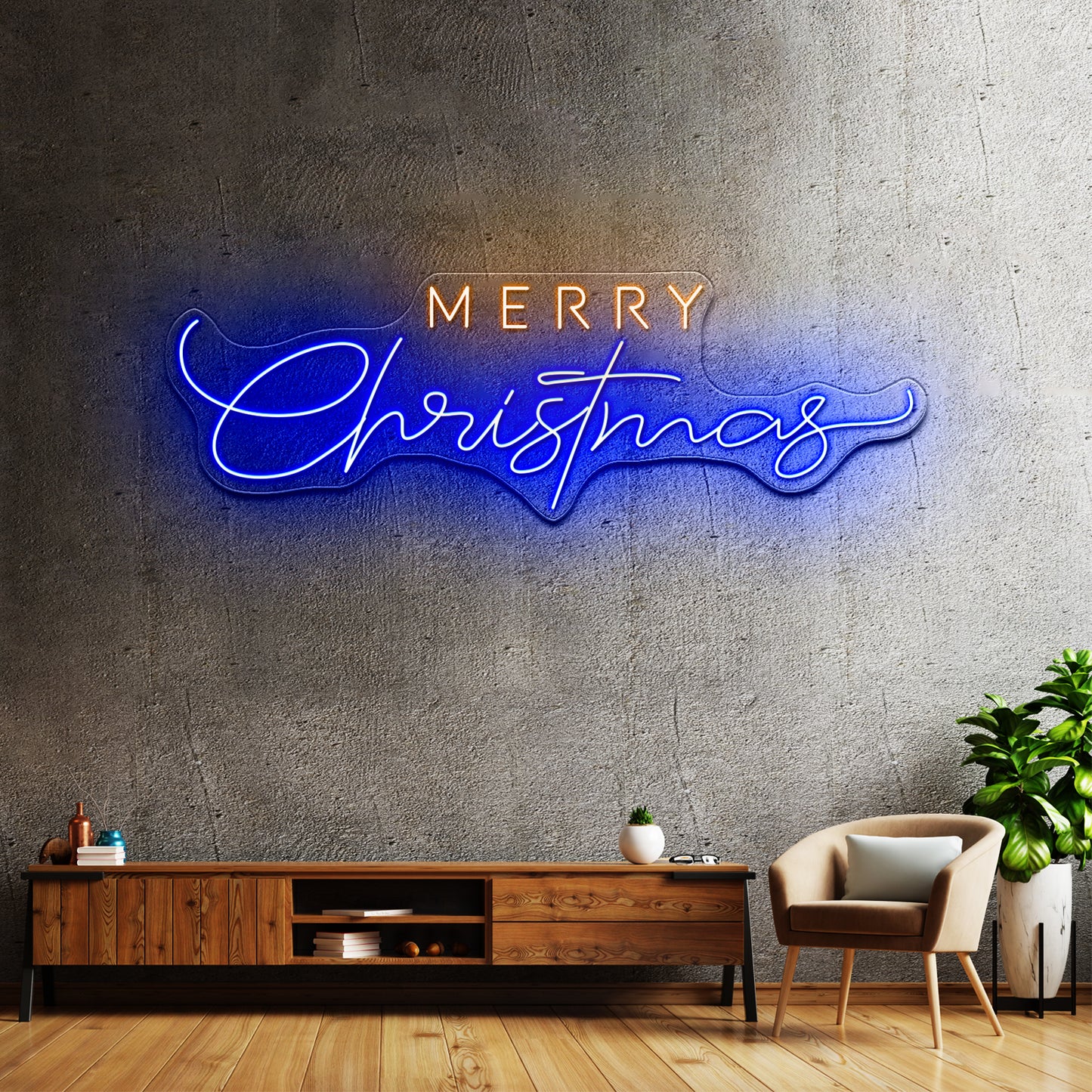 Merry Christmas Neon Sign