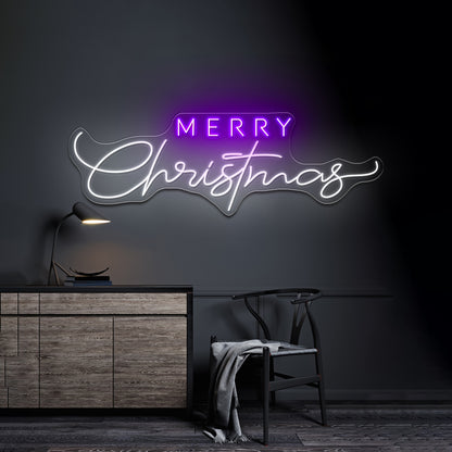 Merry Christmas Neon Sign