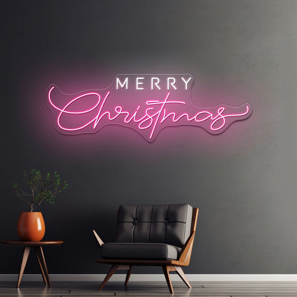 Merry Christmas Neon Sign