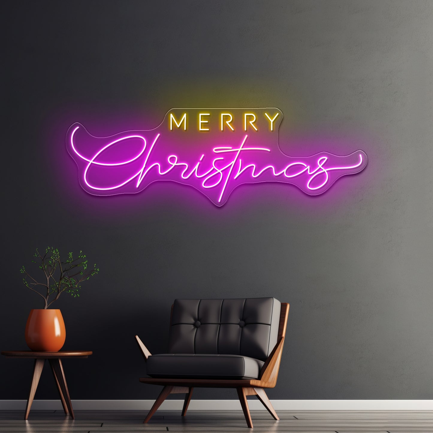 Merry Christmas Neon Sign