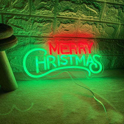 Merry Christmas Party Neon Sign Led Sign For Christmas Eve | Shineneon