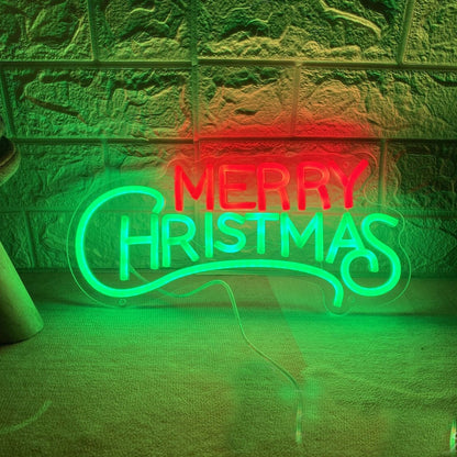 Merry Christmas Party Neon Sign Led Sign For Christmas Eve | Shineneon