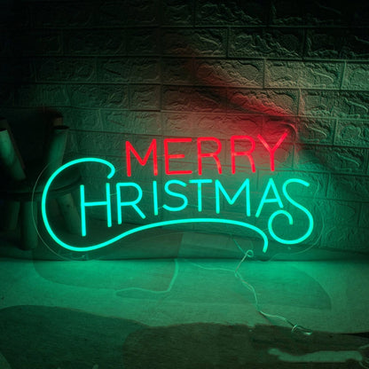 Merry Christmas Party Neon Sign Led Sign For Christmas Eve | Shineneon