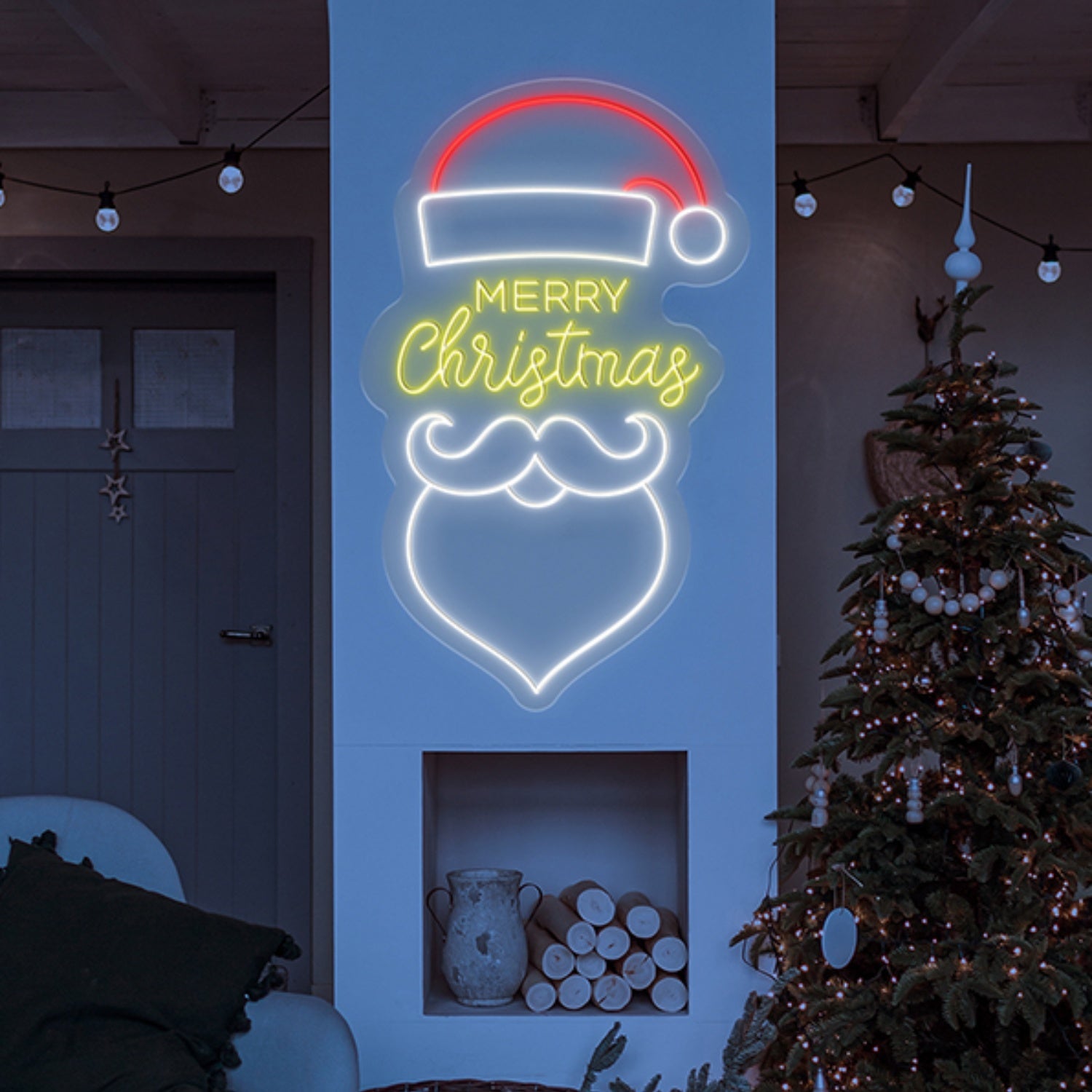 Merry Christmas Santa Neon Light Sign | Shineneon