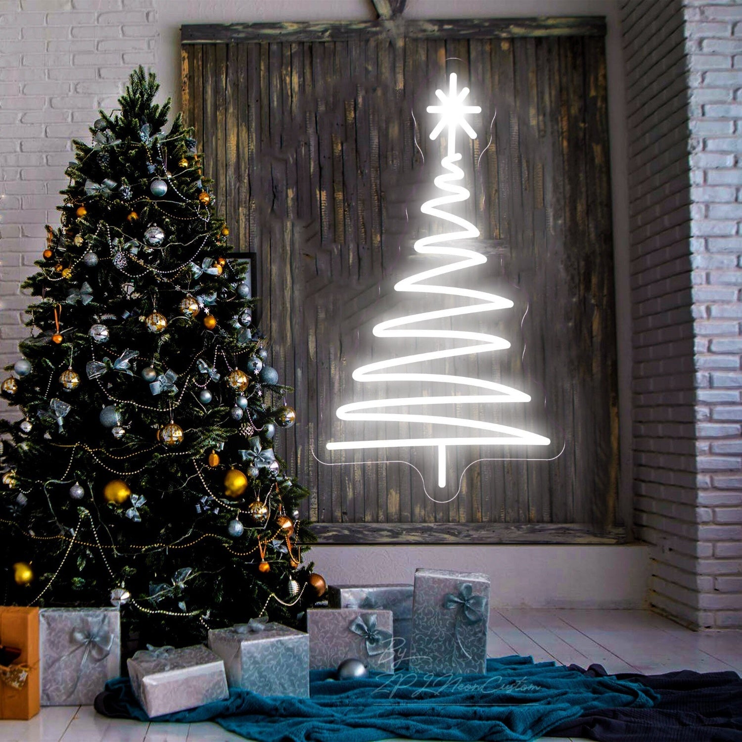 Merry Christmas Tree Neon Sign Christmas Decorations | Shineneon