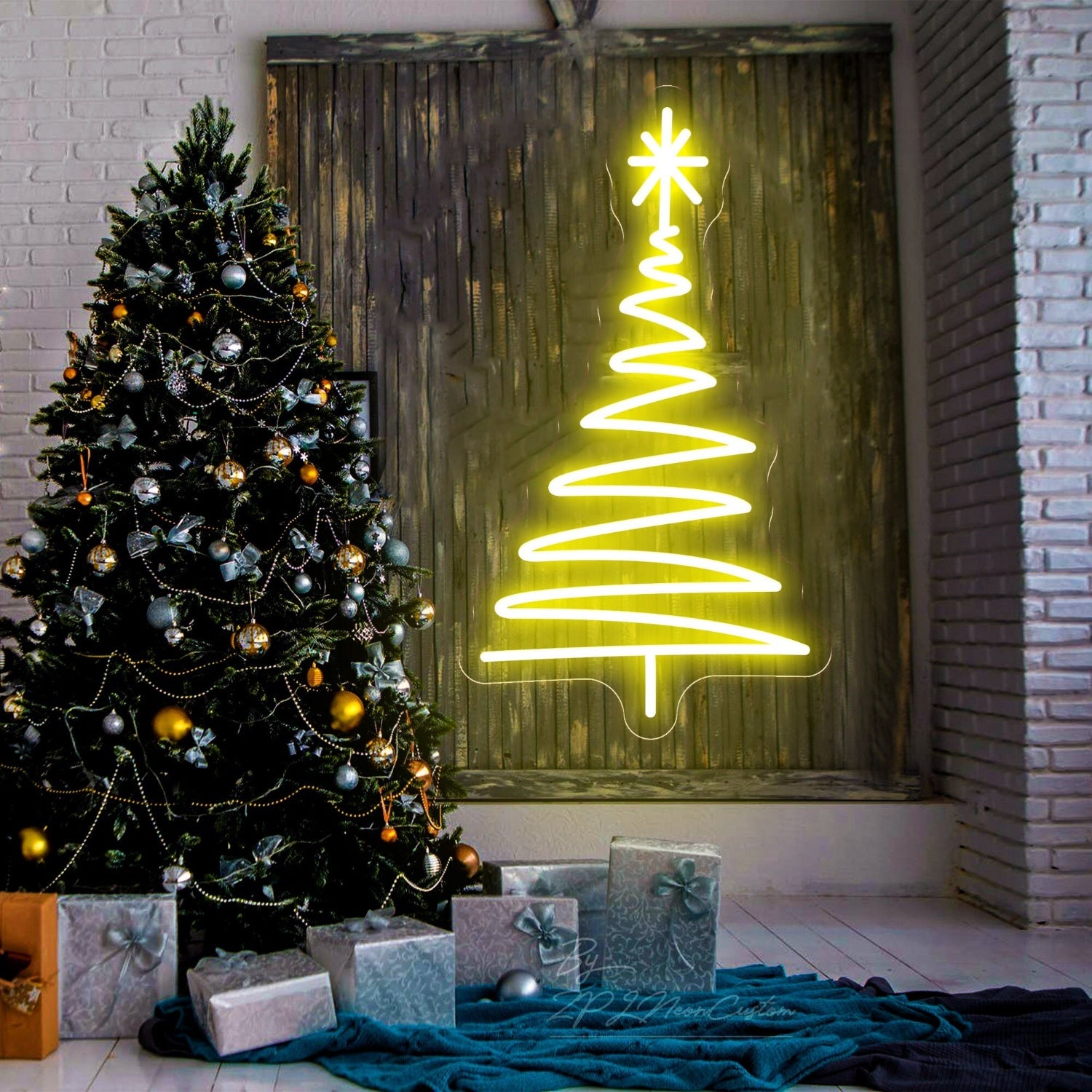 Merry Christmas Tree Neon Sign Christmas Decorations | Shineneon