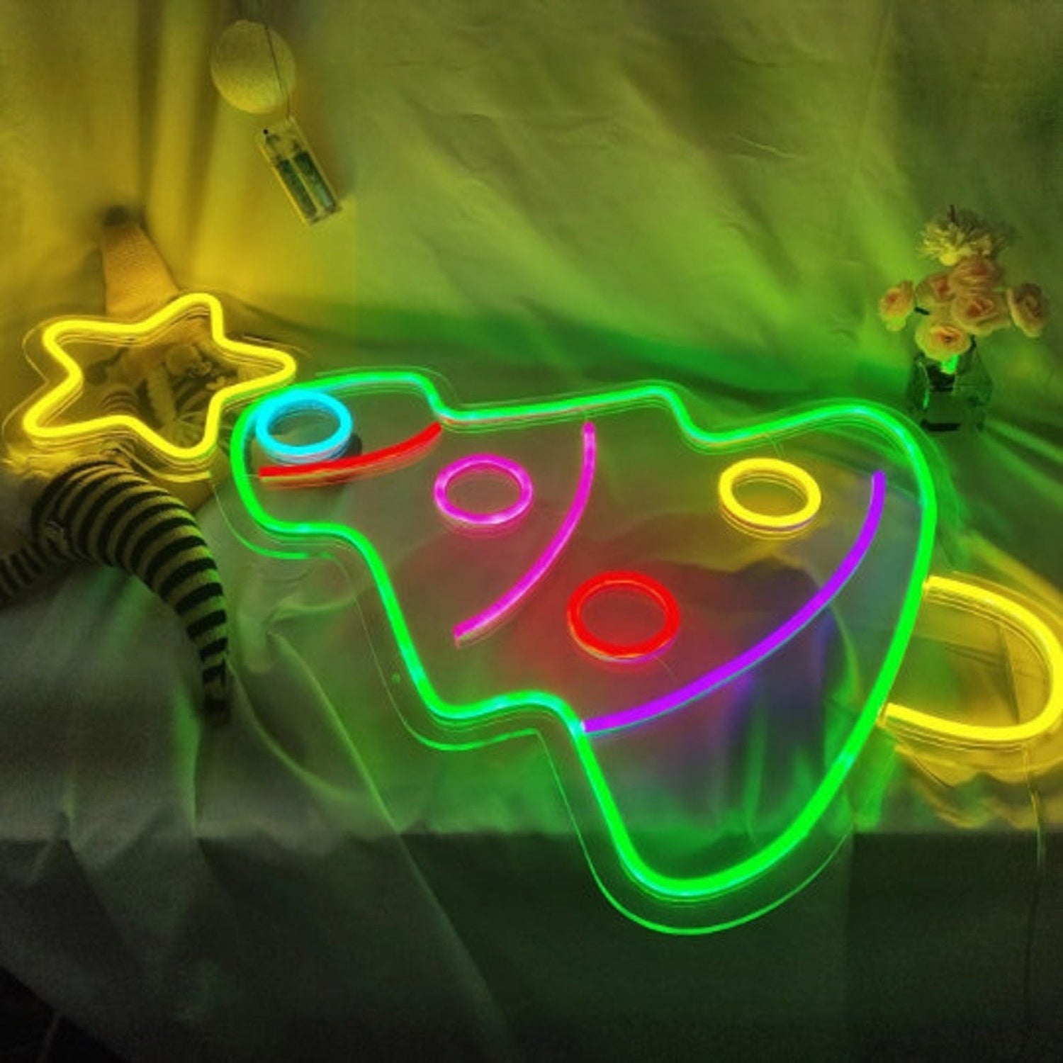 Merry Christmas Tree Xmas Neon Sign Led Sign For Christmas Eve | Shineneon