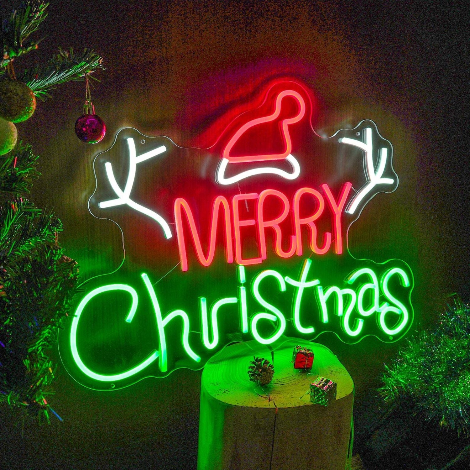Merry Christmas Xmas Neon Sign Led Sign For Christmas Eve | Shineneon