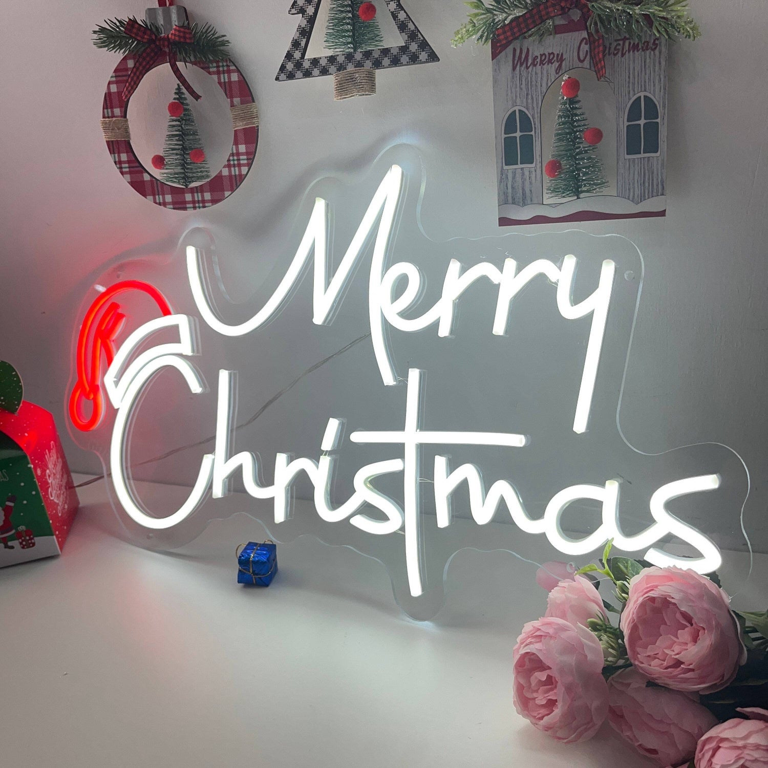 Merry Christmas Xmas Neon Sign Led Sign For Christmas Eve | Shineneon