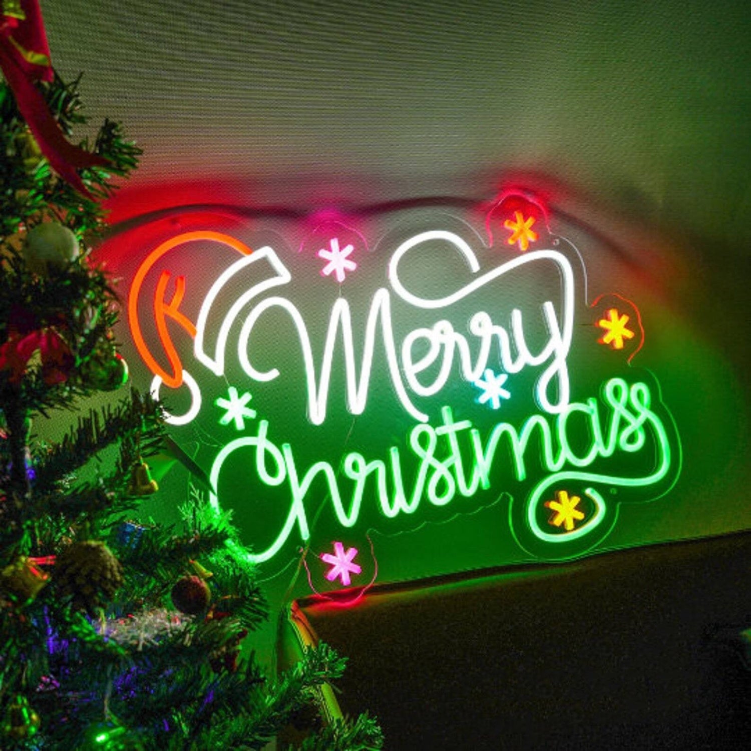 Merry Christmas Xmas Neon Sign Led Sign For Christmas Eve | Shineneon