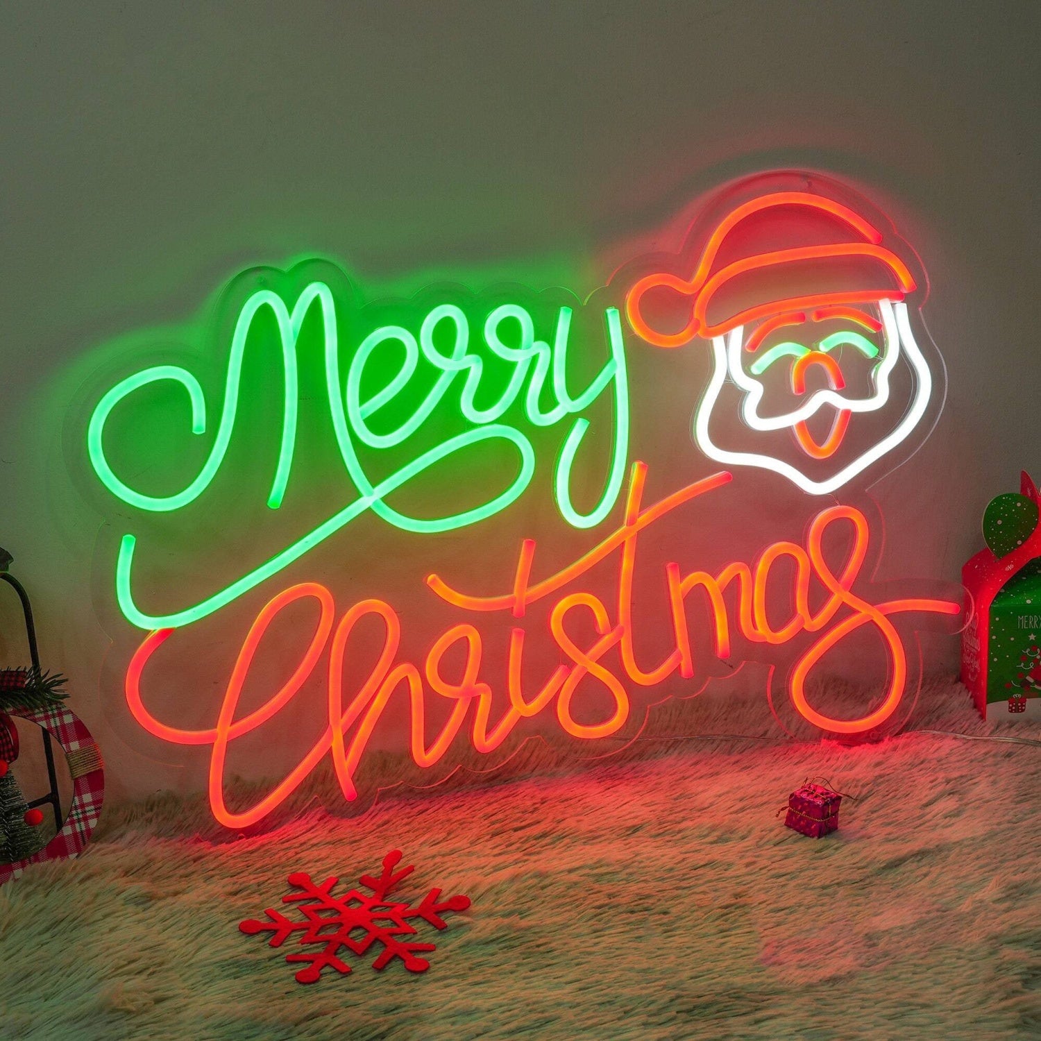 Merry Christmas Xmas Neon Sign Led Sign For Christmas Eve | Shineneon