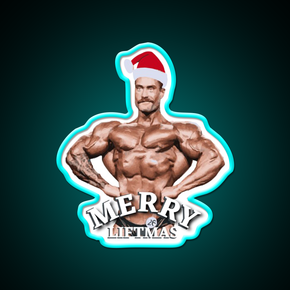 Merry Liftmas Gym Fitness Led Neon Sign Rgb Color