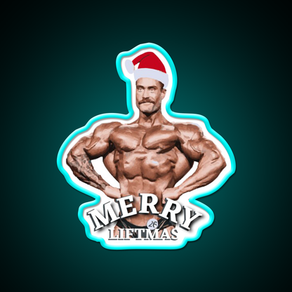 Merry Liftmas Gym Fitness Led Neon Sign Rgb Color