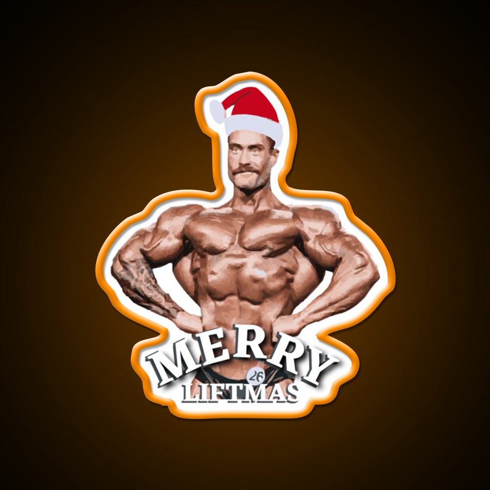 Merry Liftmas Gym Fitness Led Neon Sign Rgb Color