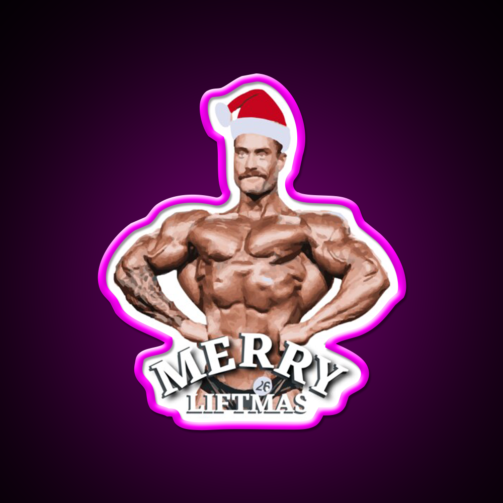 Merry Liftmas Gym Fitness Led Neon Sign Rgb Color